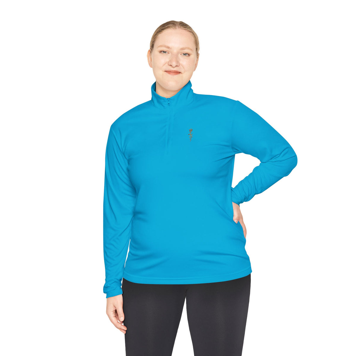 Sweat Technique Col Zip Femme — LYONS