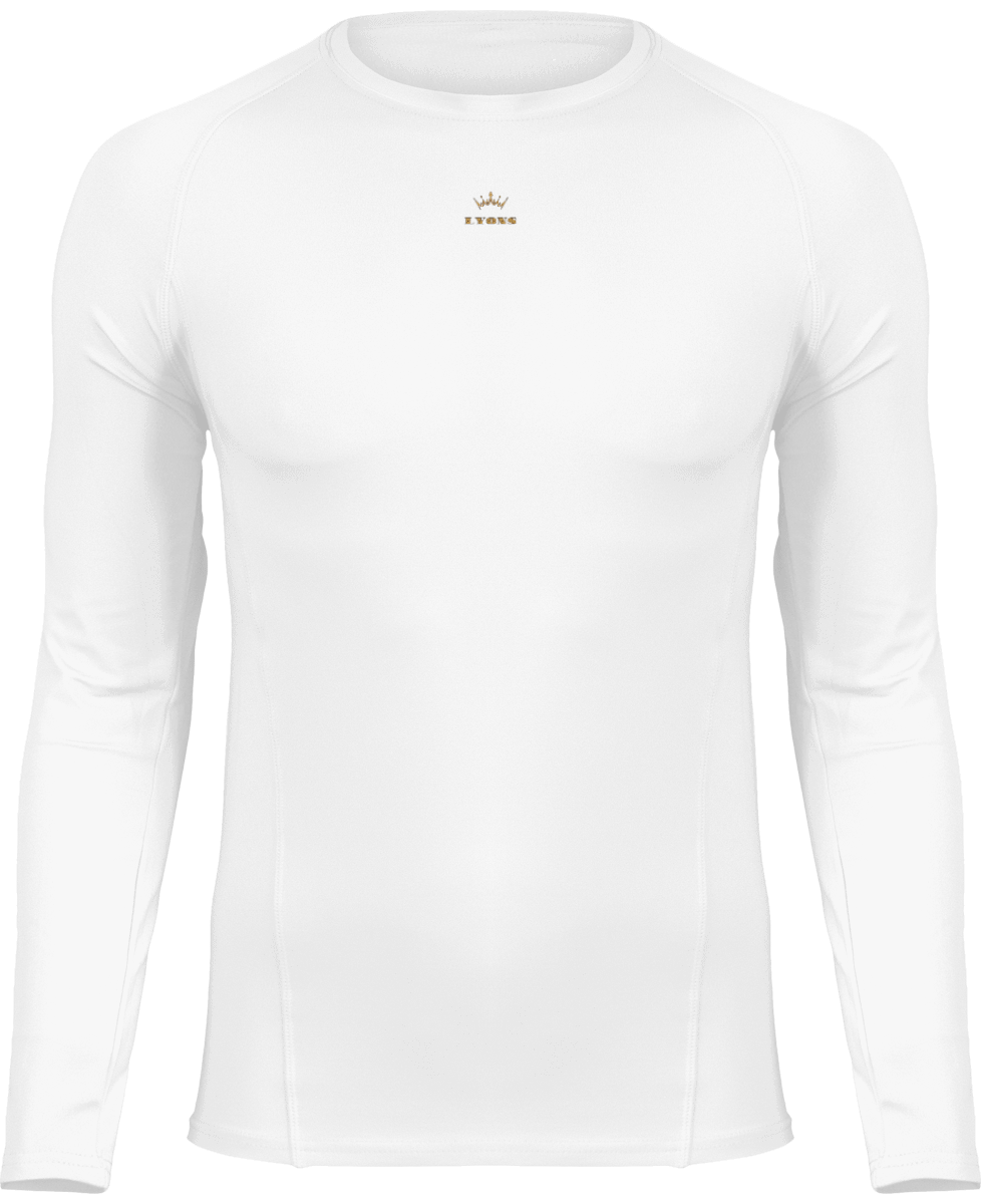 Adults\' long-sleeved base layer sports T-shirt