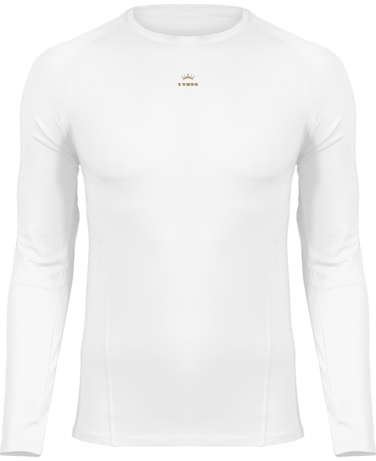 Adults\' long-sleeved base layer sports T-shirt
