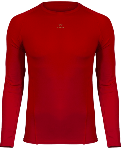 Adults\' long-sleeved base layer sports T-shirt