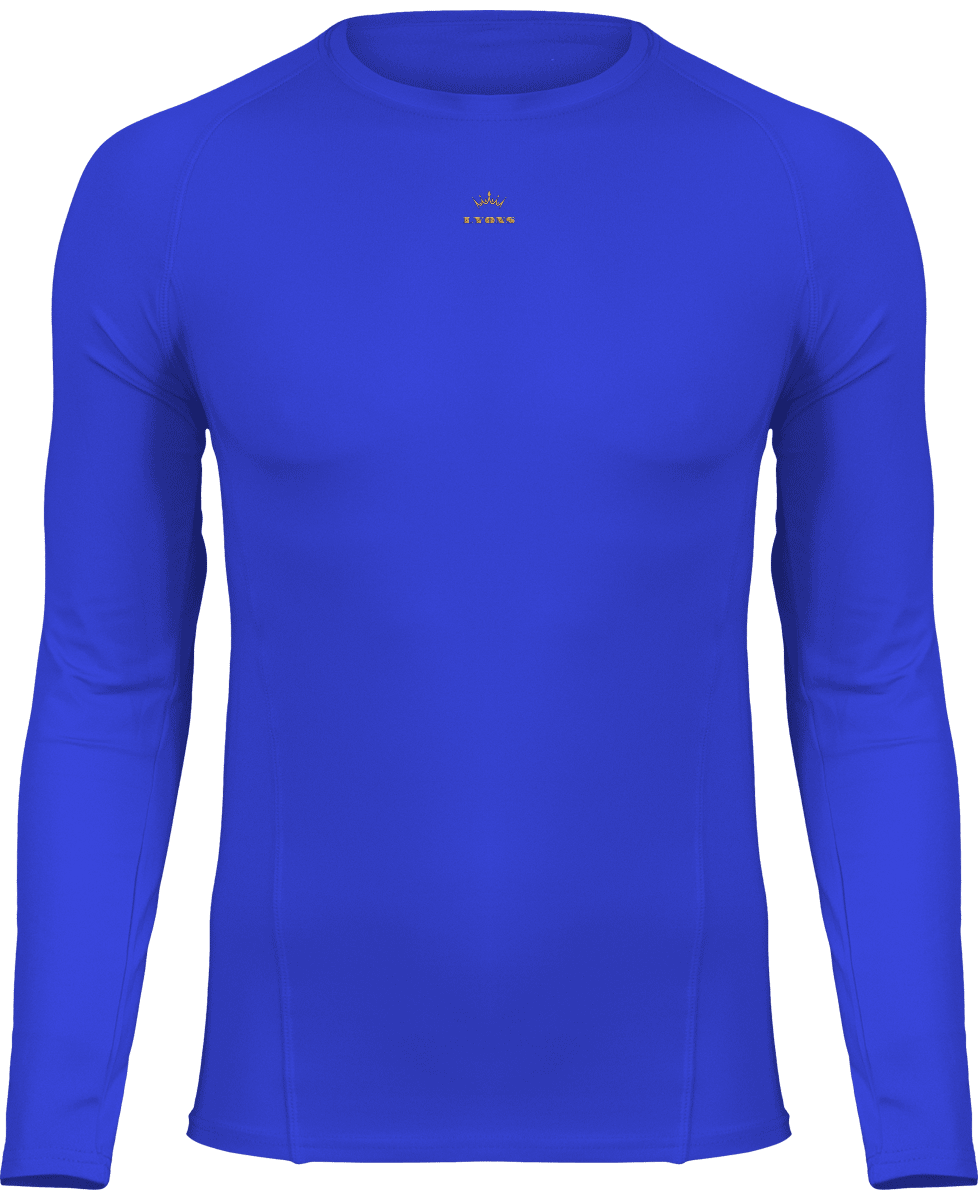 Adults\' long-sleeved base layer sports T-shirt