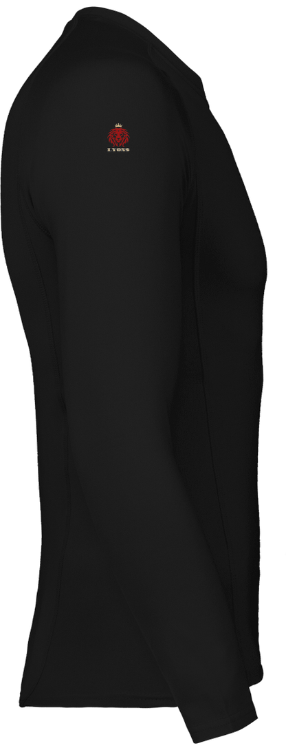 Adults\' long-sleeved base layer sports T-shirt