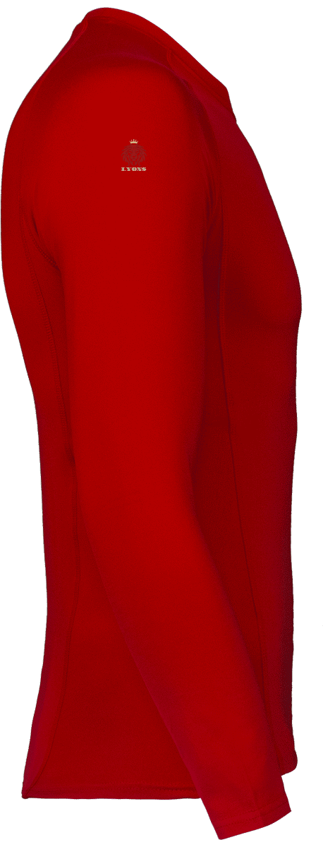 Adults\' long-sleeved base layer sports T-shirt