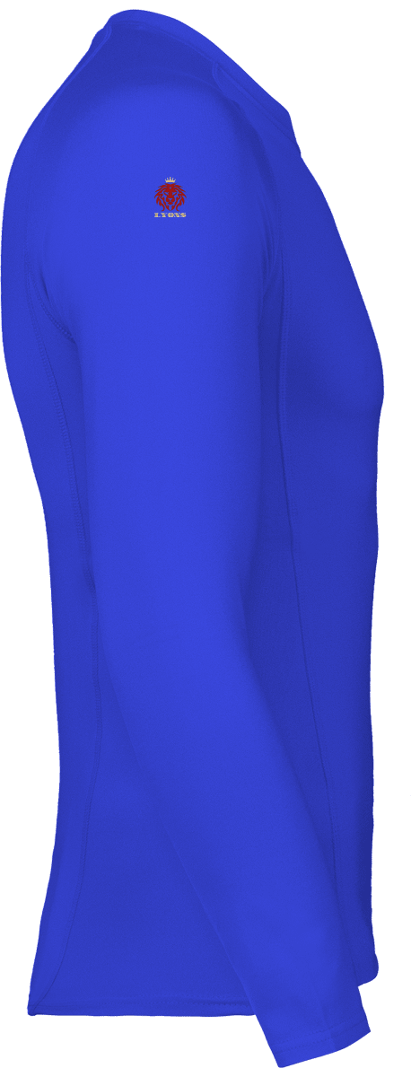 Adults\' long-sleeved base layer sports T-shirt