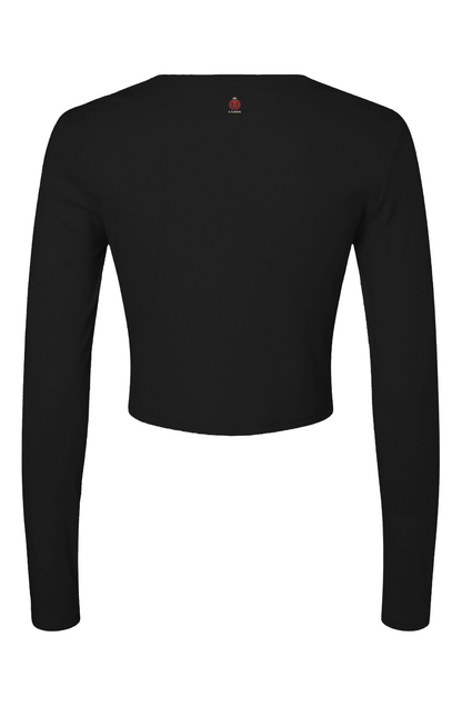 Womens Micro Rib LS Baby Tee
