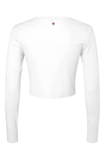 Womens Micro Rib LS Baby Tee