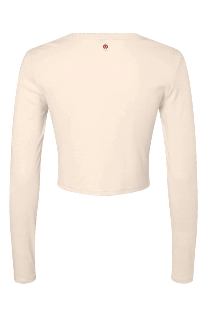 Womens Micro Rib LS Baby Tee