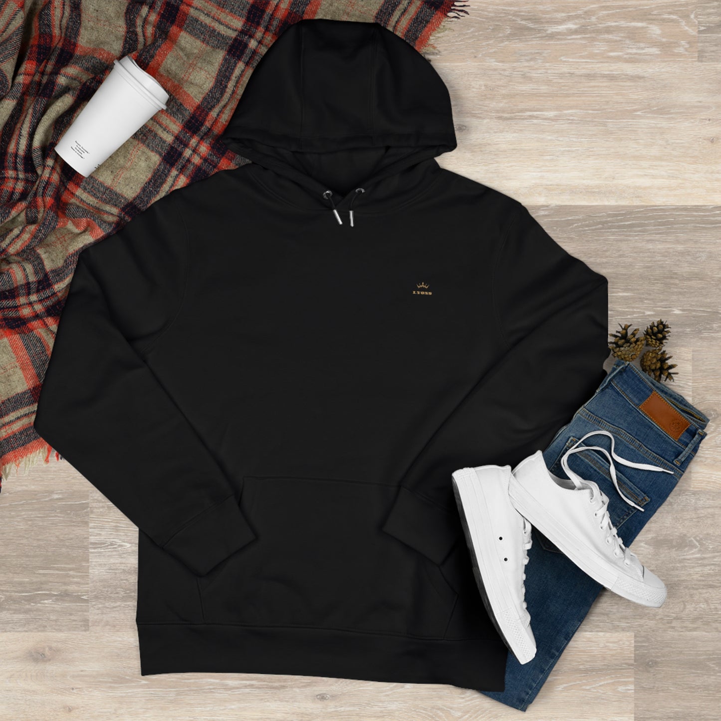 Sweat-shirt à capuche unisexe King Lyons